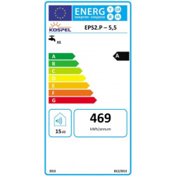 Momentinis vandens šildytuvas su dušu Kospel Prister 5.5kW