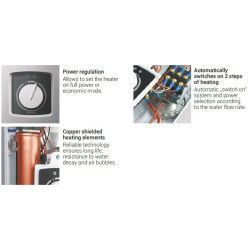 Momentinis vandens šildytuvas Kospel EPMH Hydraulic 8.5kW