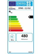 Momentinis vandens šildytuvas Kospel EPME electronic LCD 5.5-9.0