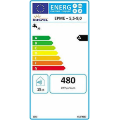 Momentinis vandens šildytuvas Kospel EPME electronic LCD 5.5-9.0