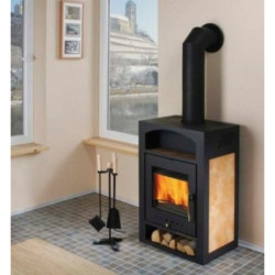 Plieninė krosnelė Haas Sohn Adria Mini II, 8 kW