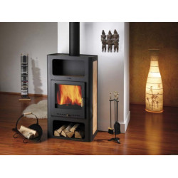 Plieninė krosnelė Haas Sohn Adria II su šilumokaičiu, 10 kW