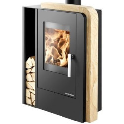 Plieninė krosnelė Haas Sohn Nordby, 6 kW