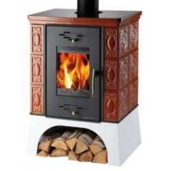 Plieninė krosnelė Haas Sohn Empoli su šilumokaičiu, 13 kW