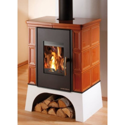 Plieninė krosnelė Haas Sohn Eboli su šilumokaičiu, 13 kW