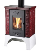 Plieninė krosnelė Haas Sohn Empoli AL su šilumokaičiu, 13 kW