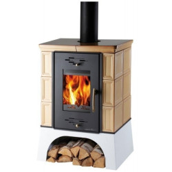 Plieninė krosnelė Haas Sohn Eboli AL su šilumokaičiu, 13 kW