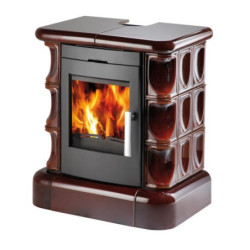 Plieninė krosnelė Haas Sohn Manta su kokliniu viršumi, 7 kW