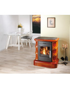 Plieninė krosnelė Haas Sohn Manta su kokline atbraila, 7 kW