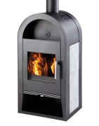 Plieninė krosnelė Haas Sohn Nivala Pilka, 15 kW
