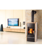 Plieninė krosnelė Haas Sohn Visby su šilumokaičiu, 10 kW