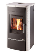 Plieninė krosnelė Haas Sohn Alytus su šilumokaičiu, 10 kW