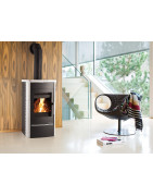 Plieninė krosnelė Haas Sohn Alytus su šilumokaičiu, 10 kW