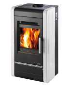 Plieninė krosnelė Haas Sohn Savona su šilumokaičiu, 10 kW