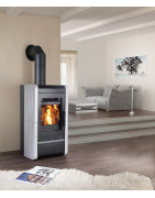 Plieninė krosnelė Haas Sohn Savona su šilumokaičiu, 10 kW