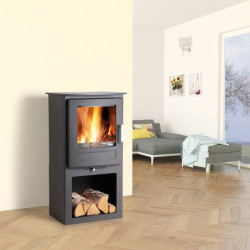 Plieninė krosnelė Haas Sohn Levanger, 6 kW