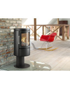 Plieninė krosnelė Hwam 2620c ant pjedestalo 6 kW