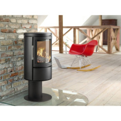 Plieninė krosnelė Hwam 2620c ant pjedestalo 6 kW