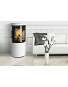 Plieninė krosnelė Hwam 3120m Balta, 7 kW