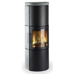 Plieninė krosnelė Hwam 3530c su muilo akmens apdaila, 7 kW