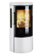 Plieninė krosnelė Hwam 3630m Balta, 9 kW