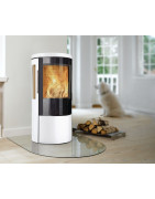 Plieninė krosnelė Hwam 3630m Balta, 9 kW