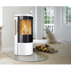 Plieninė krosnelė Hwam 3630m Balta, 9 kW