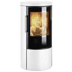 Plieninė krosnelė Hwam 3640m Balta, 9 kW