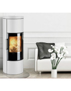 Plieninė krosnelė Hwam 3660m Balta, 9 kW