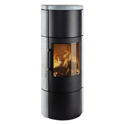 Plieninė krosnelė Hwam 3660c su muilo akmens apdaila, 9 kW