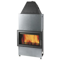 Plieninis židinio ugniakuras Haas Sohn Novara 17, 17 kW