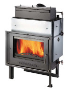 Plieninis židinio ugniakuras Haas Sohn Vesuvio 20, 26 kW