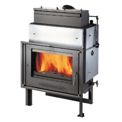 Plieninis židinio ugniakuras Haas Sohn Vesuvio 20, 26 kW