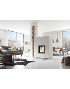 Plieninis židinio ugniakuras Schmid Lina TV 4545s, 8 kW