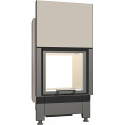 Plieninis židinio ugniakuras Schmid Lina TV 4545h, 8 kW