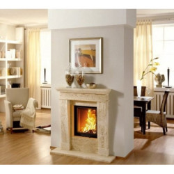 Plieninis židinio ugniakuras Schmid Lina 4557h, 8 kW