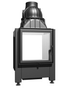 Plieninis židinio ugniakuras Schmid Lina TV 4557s, 8 kW