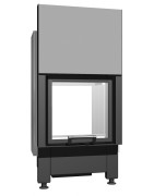 Plieninis židinio ugniakuras Schmid Lina TV 4557h, 8 kW