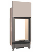 Plieninis židinio ugniakuras Schmid Lina TV 4580h, 8 kW