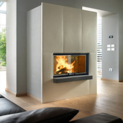 Plieninis židinio ugniakuras Schmid Lina TV 5545h, 7 kW