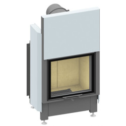 Plieninis židinio ugniakuras Schmid Lina 5551h, 7 kW