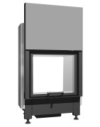 Plieninis židinio ugniakuras Schmid Lina TV 5551h, 7 kW