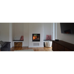 Plieninis židinio ugniakuras Schmid Lina 5557s, 7 kW