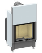 Plieninis židinio ugniakuras Schmid Lina 5557h, 7 kW