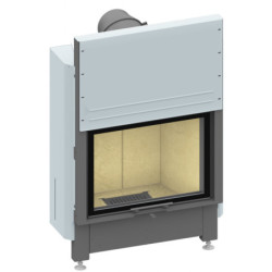 Plieninis židinio ugniakuras Schmid Lina 6745h, 11 kW