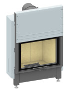 Plieninis židinio ugniakuras Schmid Lina 6751h, 11 kW