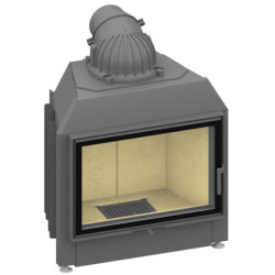 Plieninis židinio ugniakuras Schmid Lina 7357s, 11 kW