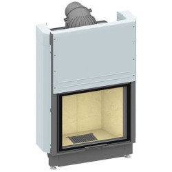 Plieninis židinio ugniakuras Schmid Lina W 7363h, 15 kW