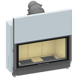 Plieninis židinio ugniakuras Schmid Lina 10045h, 11 kW