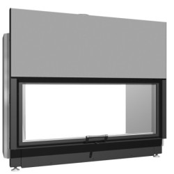 Plieninis židinio ugniakuras Schmid Lina TV 12051h, 11 kW